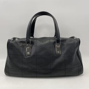 シャネル チョコバー ミニボストンバッグ 黒 ラムスキン SV金具 買取実績【買取日：2025年11月3日】