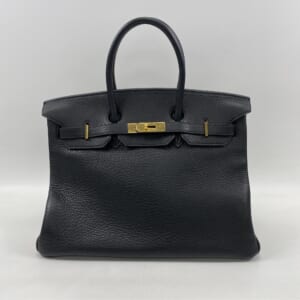 エルメス バーキン35 黒 トリヨンクレマンス GD金具 □H刻印 買取実績【買取日：2025年11月5日】