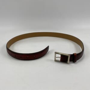 ベルルッティ ベルト クラシック パティーヌ メンズ ボルドー レザー 95/38 買取実績【買取日：2025年11月15日】