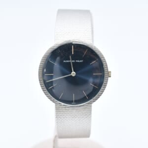 オーデマ ピゲ ラウンド 青文字盤 K18WG/手巻き 買取実績【買取日：2025年11月6日】