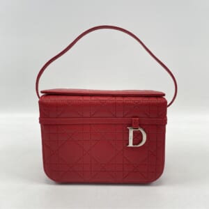 ディオール バニティ ポーチ 赤 レザー キルティング 買取実績【買取日：2025年11月15日】