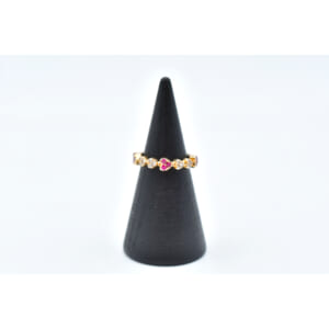 ポンテヴェキオ 色石ダイヤリング K18PG R0.12 0.06 買取実績【買取日：2025年11月4日】