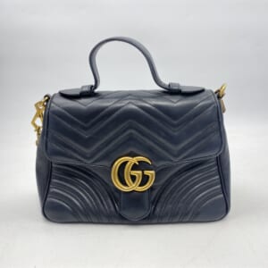 グッチ GGマーモント チェーンショルダーバッグ 黒 レザー 476664 買取実績【買取日：2025年11月5日】