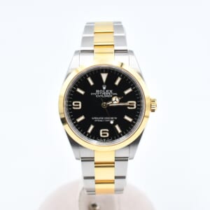 ロレックス エクスプローラー 黒文字盤 SS×YG/AT 124273 買取実績【買取日：2025年11月4日】