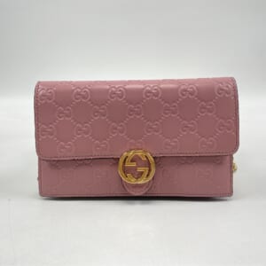 グッチ グッチシマ チェーンウォレット 黒 レザー 409340 買取実績【買取日：2025年11月4日】