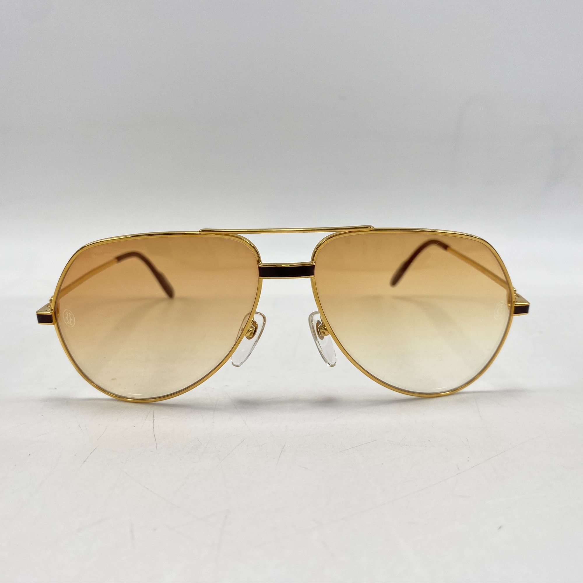 カルティエ サングラス ティアドロップ ブラウンレンズ GP 24845 買取