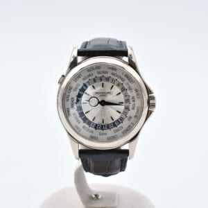 パテック フィリップ ワールドタイム シルバー文字盤 WG×革/AT 5130G-001 買取実績【買取日：2025年11月15日】