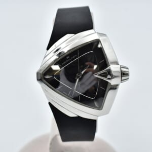 ハミルトン ベンチュラ 黒文字盤 SS×ラバー/QZ H24515 買取実績【買取日：2025年11月6日】