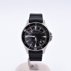 ハミルトン カーキ ネイビー スキューバ 黒文字盤 SS×ラバー/AT H823351 買取実績【買取日：2025年11月11日】