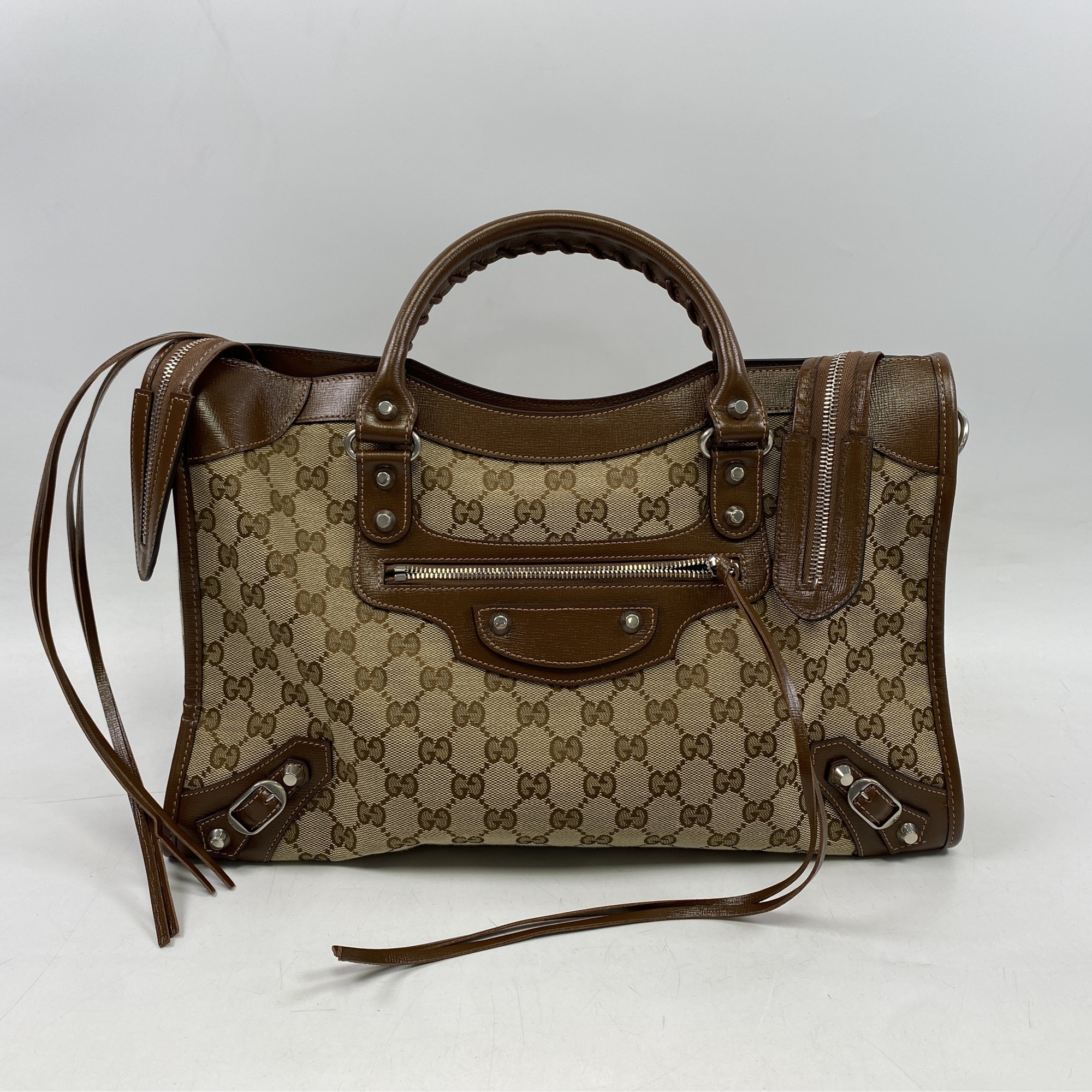 グッチ バレンシアガ コラボ 【 ハッカープロジェクト 】ネオクラシックバッグ Gucci Balenciaga The Hacker Project Medium Neo Classic Bag (GUCCI