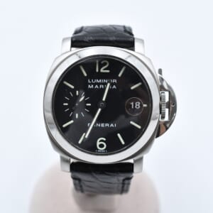 パネライ ルミノールマリーナ 黒文字盤 SS×革/AT PAM00048 買取実績【買取日：2025年11月3日】