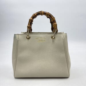 グッチ バンブー ハンドバッグ 白 レザー 368823 買取実績【買取日：2025年11月6日】