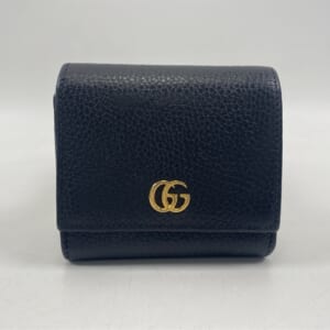 グッチ GGマーモント 二つ折り財布 レザー 黒 598587 買取実績【買取日：2025年11月5日】