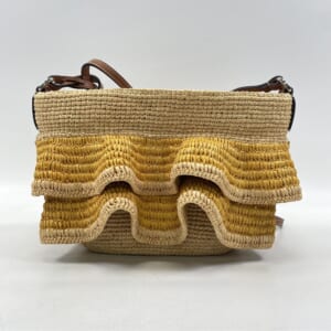 ロエベ ラッフル ポシェットバッグ ブラウン ラフィア×レザー 買取実績【買取日：2025年11月2日】