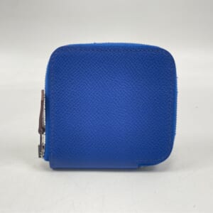 エルメス アザップ シルクイン コンパクト コインケース 青 SV金具 A刻印 買取実績【買取日：2025年11月4日】