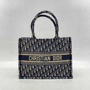 ディオール オブリーク ブックトート ミディアム ネイビー キャンバス 買取実績【買取日：2025年11月5日】