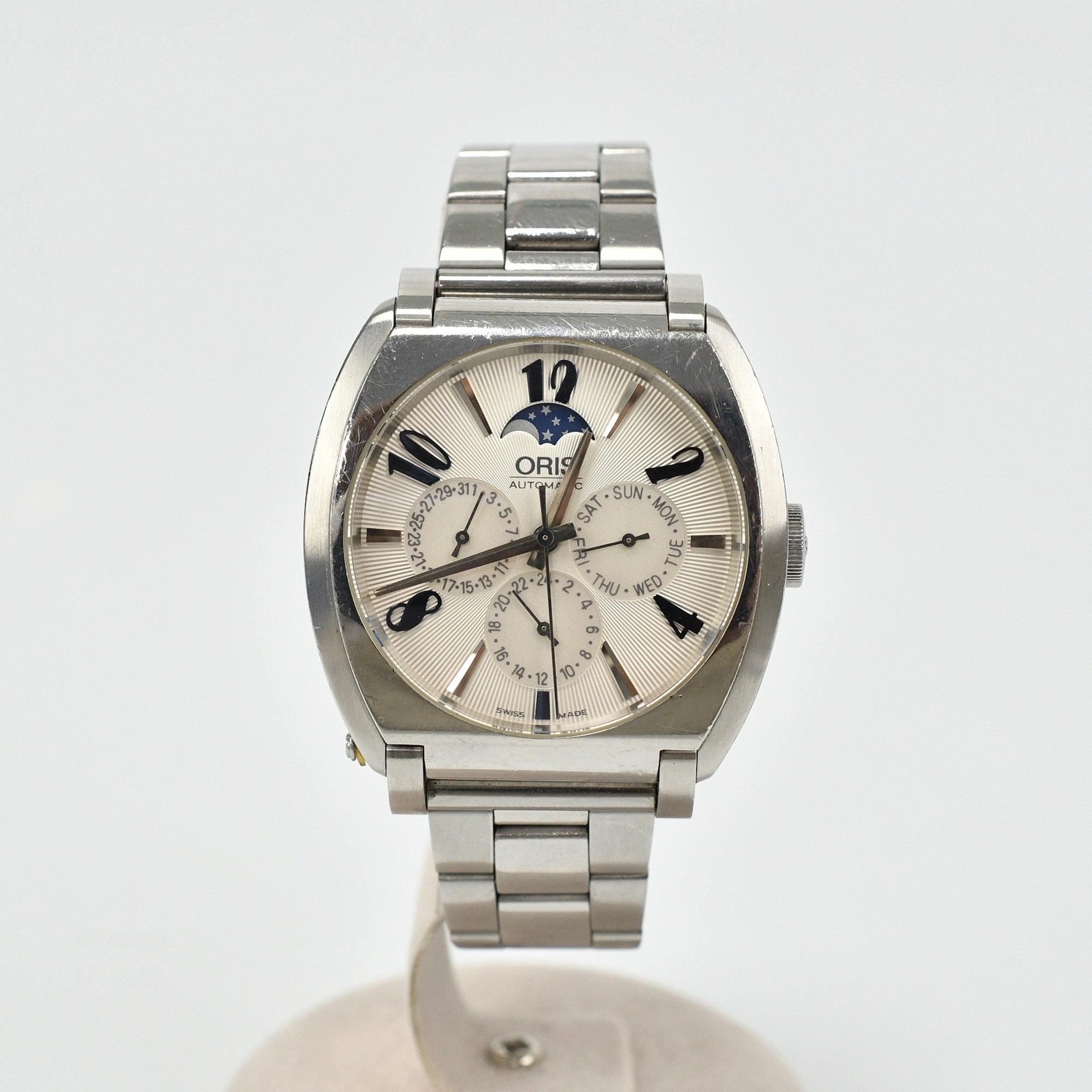 オリス フランクシナトラ コンプリケーション 白文字盤 SS/AT Bランク