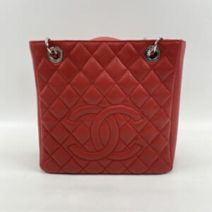 シャネル マトラッセ ココマーク PST 赤 キャビアスキン SV金具 買取実績【買取日：2025年11月2日】