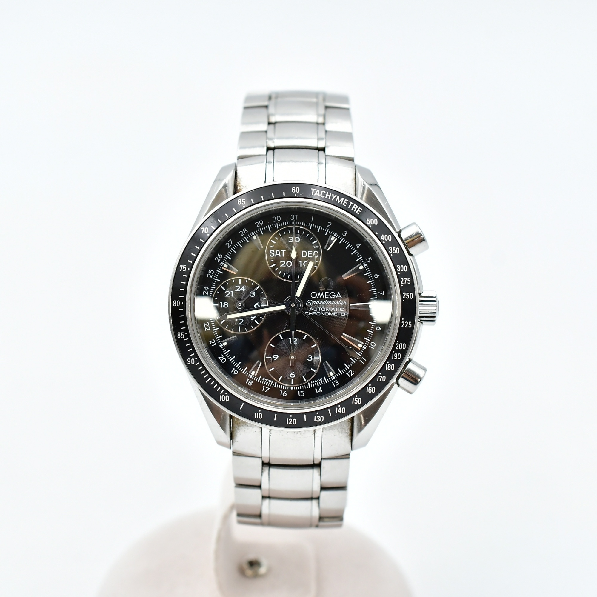 オメガ スピードマスター トリプルカレンダー 黒文字盤 SS/AT Bランク