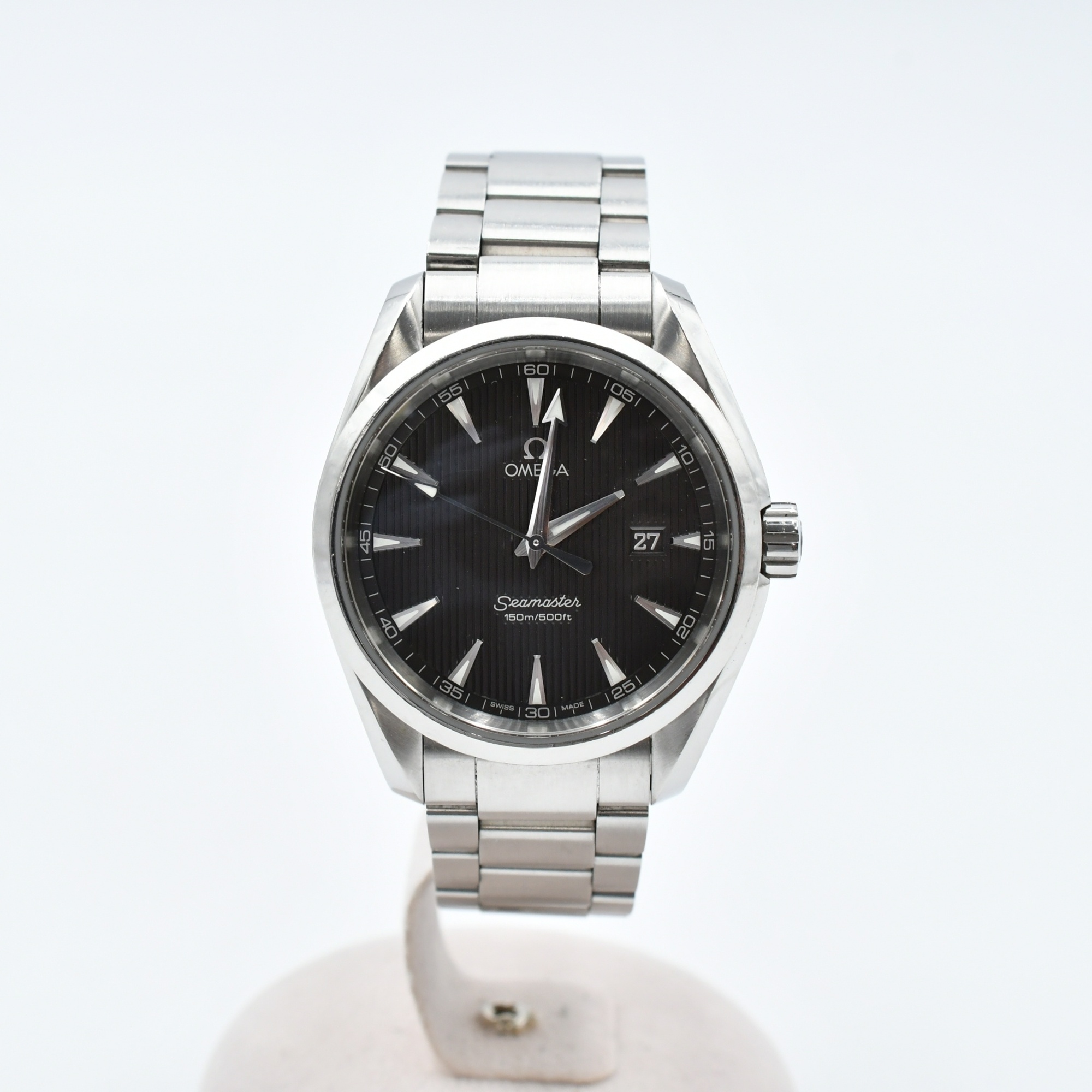 オメガ シーマスター アクアテラ グレー文字盤 SS/QZ Bランク