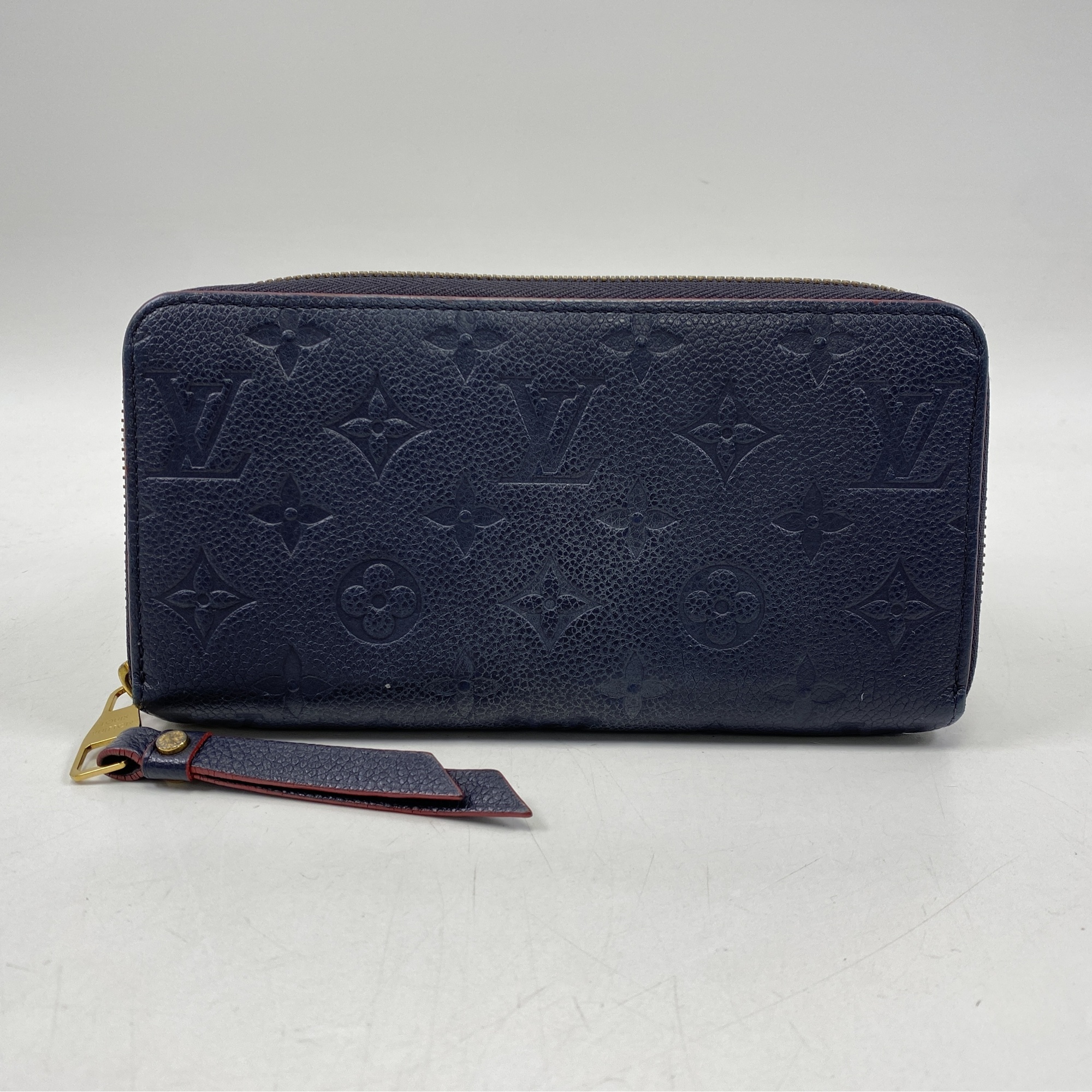 ルイヴィトン RFID アンプラント ジッピーウォレット マリーヌルージュ ルイヴィトン モノグラム・アンプラント ジッピー・ウォレット