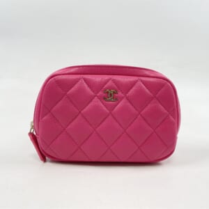 シャネル マトラッセ ポーチ ピンク キャビアスキン GD金具 ランダム 買取実績【買取日：2025年11月13日】