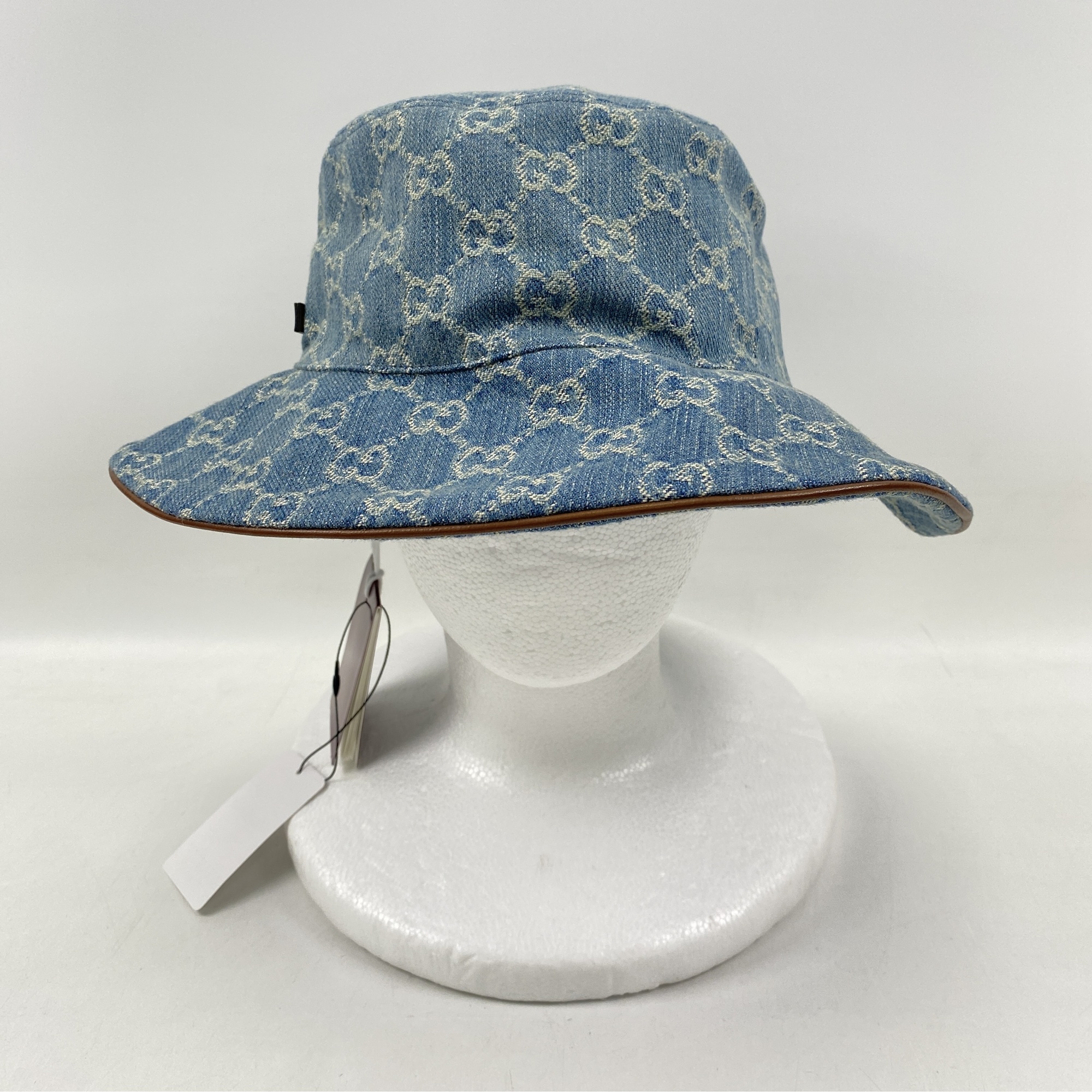 グッチ GGデニム バケットハット 青 キャンバス 836220 買取実績【買取