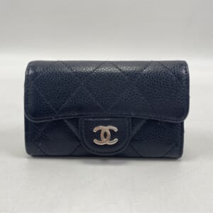 シャネル マトラッセ キーケース 黒 キャビアスキン SV金具 買取実績【買取日：2025年11月13日】