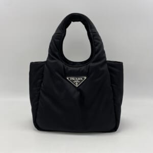 プラダ リナイロン パテッド スモール ハンドバッグ 黒 1BG412 買取実績【買取日：2025年11月6日】