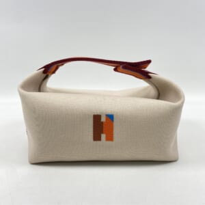 エルメス バギー バゲッジ アリーヌ キャンバス トートバッグ ベージュ