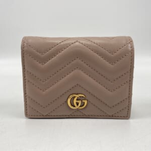 グッチ ダブルG 二つ折り財布 ベージュ レザー 466492 買取実績【買取日：2025年11月16日】