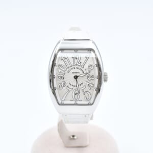 フランク ミュラー ヴァンガード 白文字盤 SS×レザー/QZ V32QZ ACBC 買取実績【買取日：2025年11月14日】