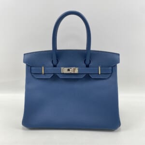 エルメス バーキン30 ロイヤルブルー エプソン SV金具 Y刻印 買取実績【買取日：2025年11月11日】