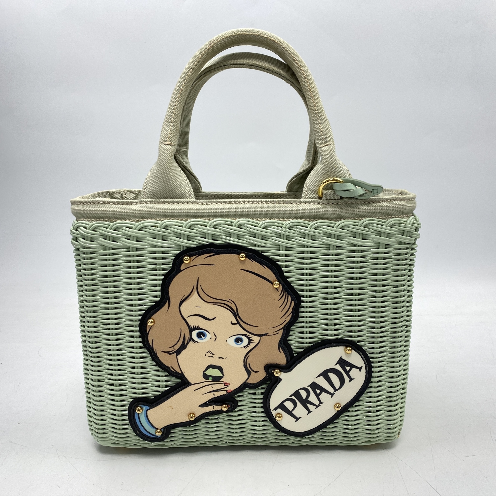 【廃盤•希少色】 プラダ マドラス カナパ 2way ギャランティー 三角ロゴ 廃盤•希少色】 プラダ マドラス カナパ 2way ギャランティー 三角ロゴ