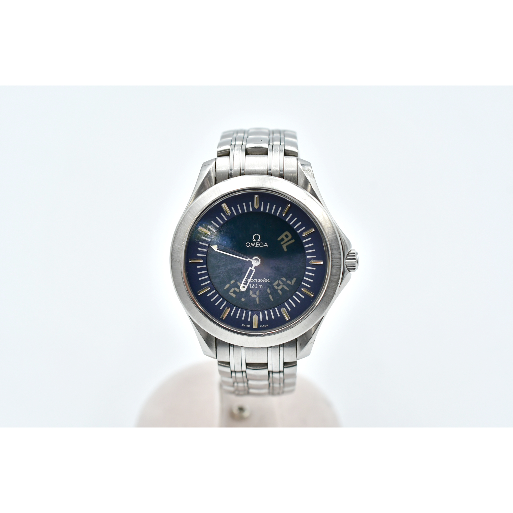 オメガシーマスター120クォーツ時計　黒文字盤 オメガ シーマスター 120mm 黒文字盤 SS/QZ 2511.52 買取実績【買取日
