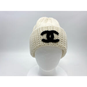 シャネル ココマーク ニット帽 白 カシミア 買取実績【買取日：2025年12月5日】