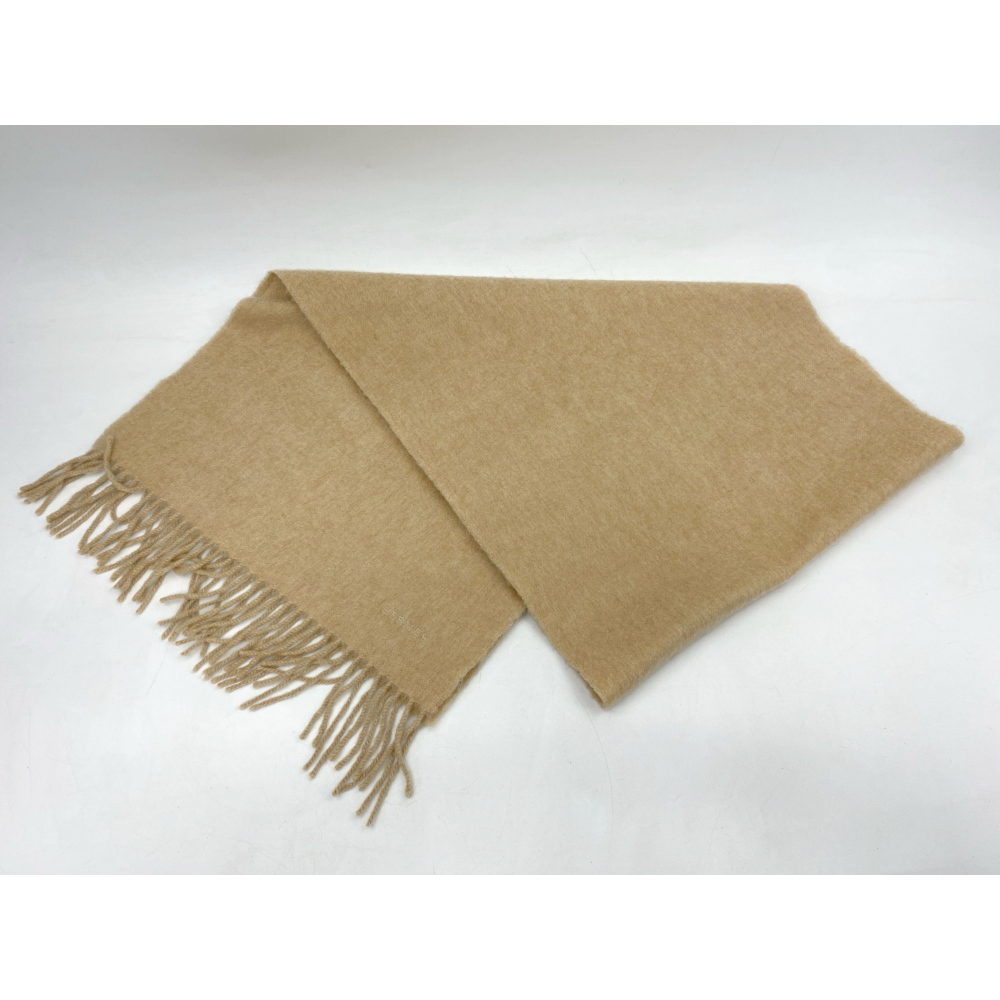 エルメス エルメス マフラー ベージュ カシミヤ タグ取れ Bランク