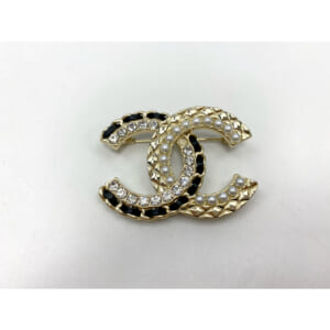 シャネル ココマークブローチ フェイクパール×レザー GP B23・C 買取実績【買取日：2025年12月6日】