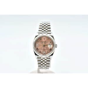 ロレックス デイトジャスト ピンクローマ ダイヤ文字盤 ジュビリー SS×WG/AT 126234 買取実績【買取日：2025年12月3日】