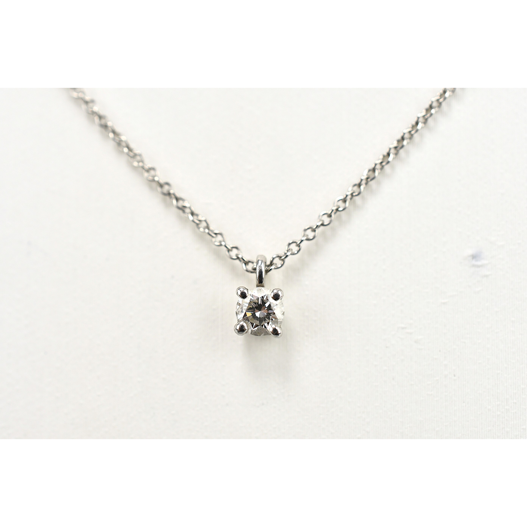 ティファニー ソリティア ダイヤネックレス Pt950 買取実績【買取日