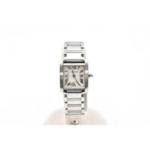 カルティエ タンク フランセーズSM 白文字盤 SS/QZ W51008Q3 買取実績【買取日：2025年12月6日】