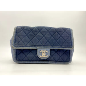 シャネル トラッセ26 SフラップWチェーンショルダーバッグ デニム SV金具 買取実績【買取日：2025年12月6日】