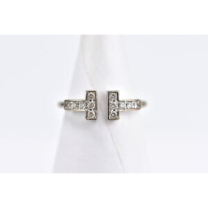 ティファニー Tワイヤー ダイヤ リング 750WG 買取実績【買取日：2025年12月2日】