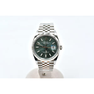 ロレックス デイトジャスト ミントグリーン文字盤 ジュビリーブレス SS×WG/AT 126234 買取実績【買取日：2025年12月6日】