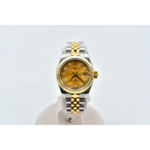ロレックス デイトジャスト シャンパンホリコン文字盤 SS×YG/AT 179173 買取実績【買取日：2025年12月5日】