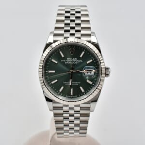 ロレックス デイトジャスト ミントグリーン文字盤 SS×WG/AT 126234 買取実績【買取日：2025年12月4日】