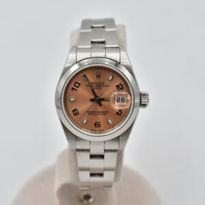 ロレックス オイスターパーペチュアルデイト ピンク文字盤 SS/AT 79160 買取実績【買取日：2025年12月1日】