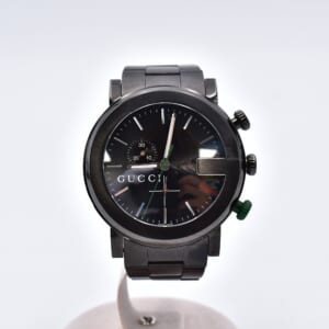 グッチ Gラウンド スモールセコンド 黒文字盤 SS/QZ 101M 買取実績【買取日：2025年12月5日】