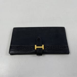 エルメス ベアンクラシック アリゲーター 黒 〇R刻印 買取実績【買取日：2025年12月5日】