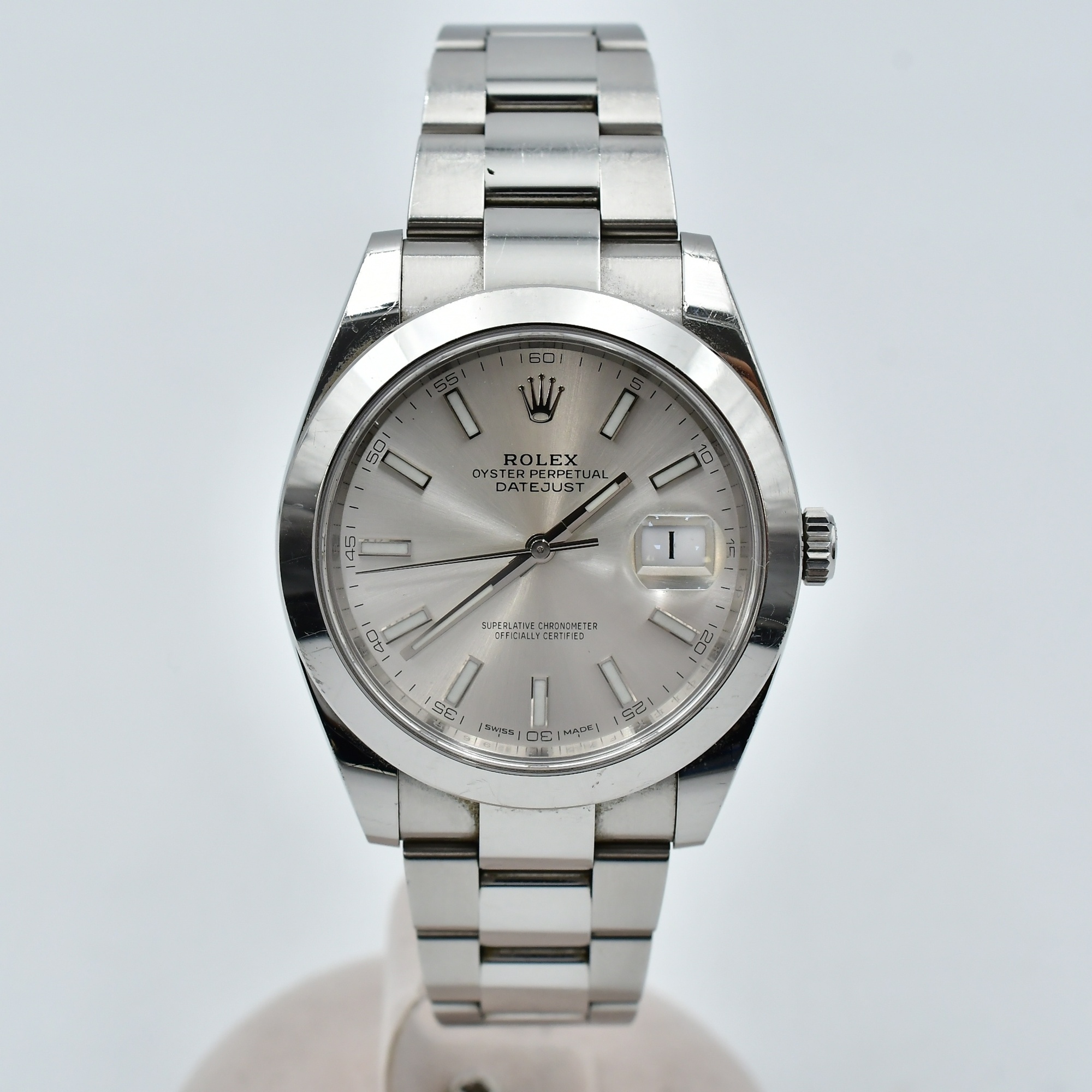 ロレックス デイトジャスト シルバー文字盤 SS/AT 20１９/11/25 Bランク